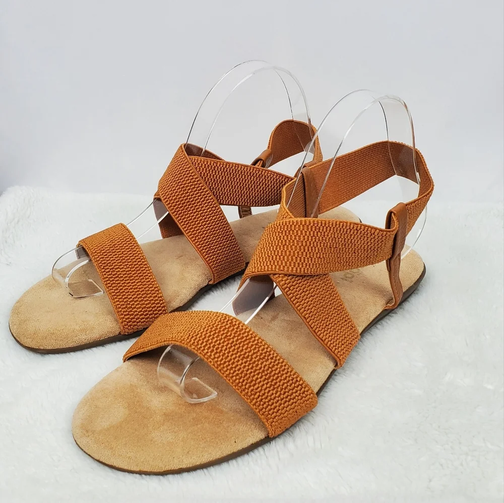 Stylish Brown and Tan Sandals for Effortless Comfort Women 10